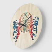 ココペリ/迷路の男+あなたのアイディア ラージ壁時計 (傾斜)