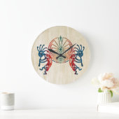 ココペリ/迷路の男+あなたのアイディア ラージ壁時計 (ホーム)