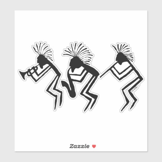 ココペリ- Talking Canyons （ニューメキシコ） シール (シート)