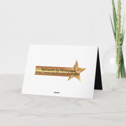 ココペリGet Down Music Greeting Card カード (裏面)