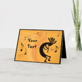 ココペリGet Down Music Greeting Card カード (正面)