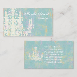 ココヤシのシャンデリア色/紙/形の選択- 名刺