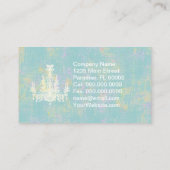 ココヤシのシャンデリア色/紙/形の選択- 名刺 (裏面)