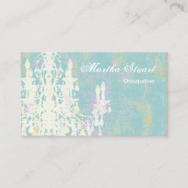 ココヤシのシャンデリア色/紙/形の選択- 名刺