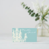 ココヤシのシャンデリア色/紙/形の選択- 名刺 (スタンド正面)