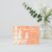 ココヤシのシャンデリア色/紙/形の選択- 名刺 (スタンド正面)