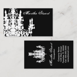 ココヤシのシャンデリア色/紙/形の選択- 名刺