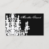 ココヤシのシャンデリア色/紙/形の選択- 名刺 (正面)