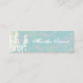 ココヤシのシャンデリア-色/卵の殻の紙を変えて下さい スキニー名刺