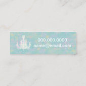 ココヤシのシャンデリア-色/卵の殻の紙を変えて下さい スキニー名刺 (裏面)