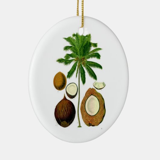ココヤシの木のオーナメント セラミックオーナメント (右)