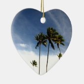 ココヤシの木のビーチブラジル セラミックオーナメント (右)