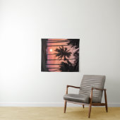 ココヤシの木の木の景色 タペストリー (インサイチュ(横))