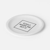 ココヤシは私にそれをさせます ペーパープレート (アングル)