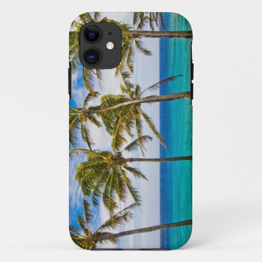 ココヤシ（Cocos nucifera）の木が揺れている Case-Mate iPhoneケース (裏面)
