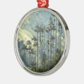 ココラ渓谷のコロンビアのワックスヤシの木 メタルオーナメント (左)