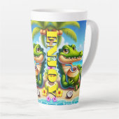 ココ水付ココドリロ カフェラテマグ (右アングル)