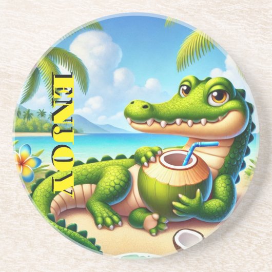 ココ水付ココドリロ コースター (正面)