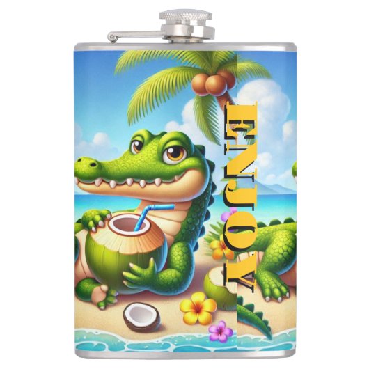 ココ水付ココドリロ フラスク (正面)