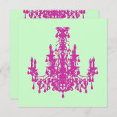 ココ シャンデリア 〜 ご招待 招待状 (正面/裏面)