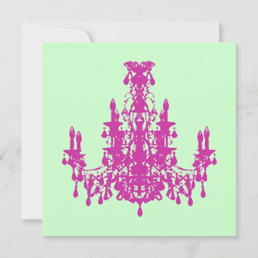 ココ シャンデリア 〜 ご招待 招待状 (正面)