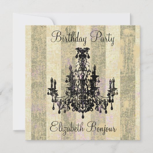 ココ シャンデリア ～ ご招待 招待状 (正面)