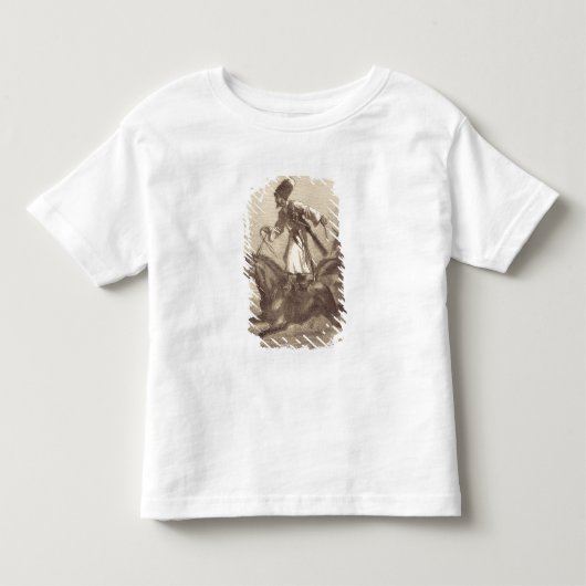 コサックの騎手 トドラーTシャツ (正面)