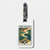 コサットリバーアーカンサスカラーズ ラゲッジタグ (裏面縦)