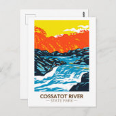 コサットリバー州パークアーカンソーヴィンテージ ポストカード (正面/裏面)
