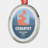 コサットワイルドアンドシーニックリバーアーカンソー メタルオーナメント (左)