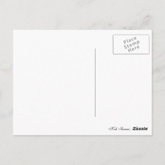 コサムイ ポストカード (裏面)