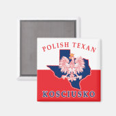 コシウスコポーランドテキサン マグネット (正面/裏面)