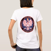 コシウスコラウンドポーランドテキサン Tシャツ (裏面)