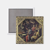 コシモ・デ・メディチ(1519-74)がコンクを計画する マグネット (正面/裏面)