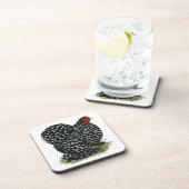 コシャンは雌鶏をまだらにしました コースター (右側)