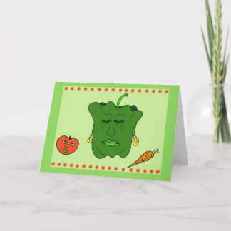 コショウおよび友人カード カード