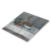 コショウが付いている静物画、1899年(キャンバスの油) タイル (側面)