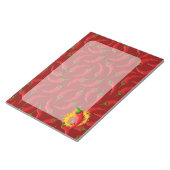 コショウで炎を上げる ノートパッド (アングル)