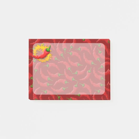 コショウで炎を上げる ポストイット (正面)