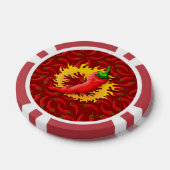 コショウで炎を上げる ポーカーチップ (シングル)