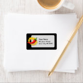 コショウで炎を上げる ラベル (インサイチュ)