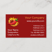 コショウで炎を上げる 名刺 (正面)