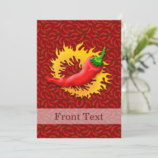 コショウで炎を上げる 招待状 (スタンド正面)