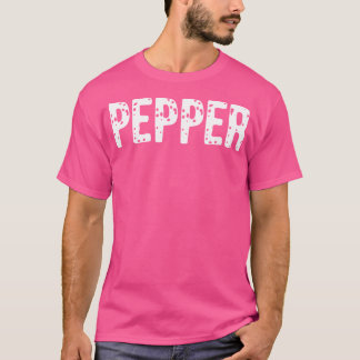 コショウのカップルの塩とコショウ Tシャツ