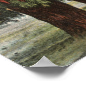 コショウの木のカリフォルニアグルーブ ポスター (角)