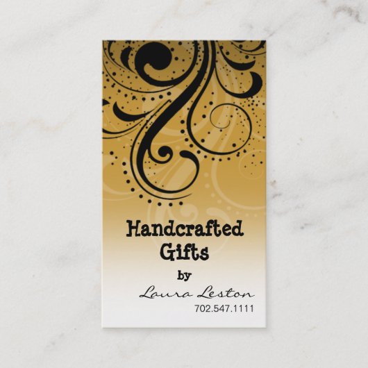 コショウの渦巻の名刺のテンプレート 名刺 (正面)