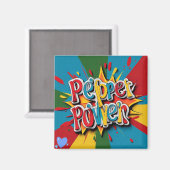 「コショウ・カラー・バースト」 マグネット (正面/裏面)