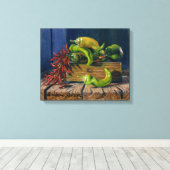 コショウ・ハーベスト キャンバスプリント (インサイチュ (ウッドフロア))