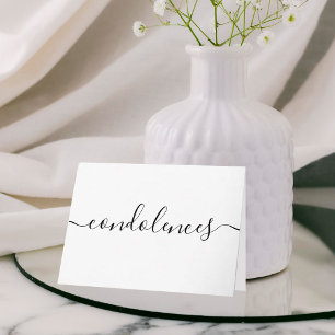 コシンプルンドレンス悔やみや弔慰 カード