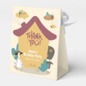 コジカラフルーハウス子供の誕生日サンキューユー フェイバーボックス (裏面サイド)